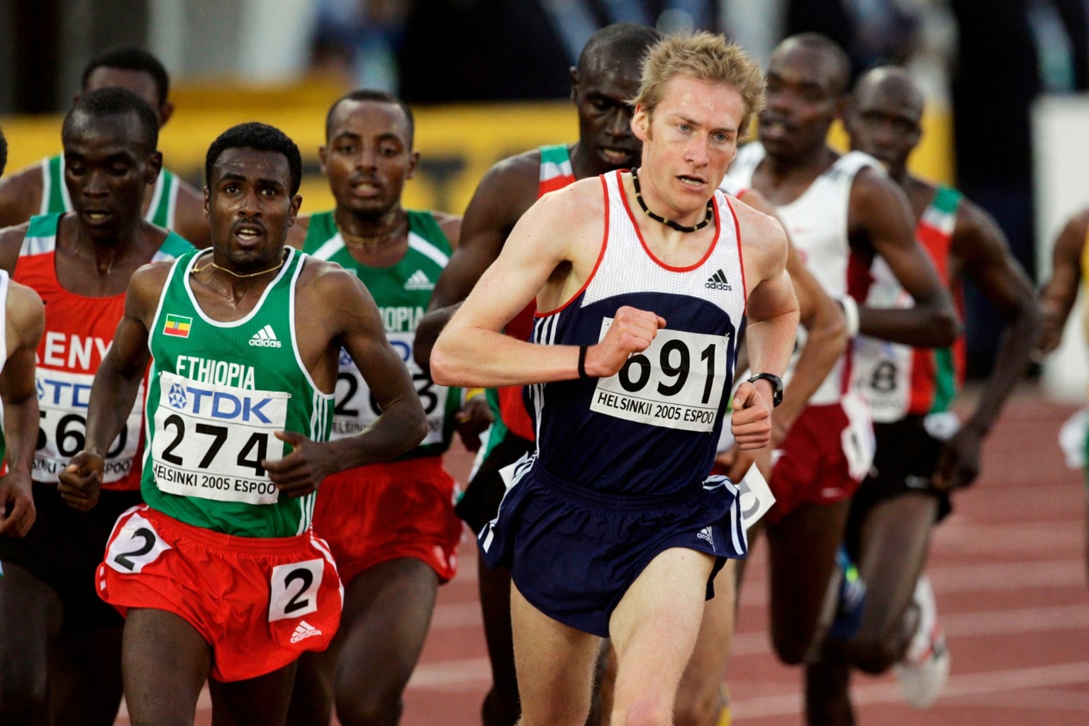 Marius Bakken racing in Helsinki 2005